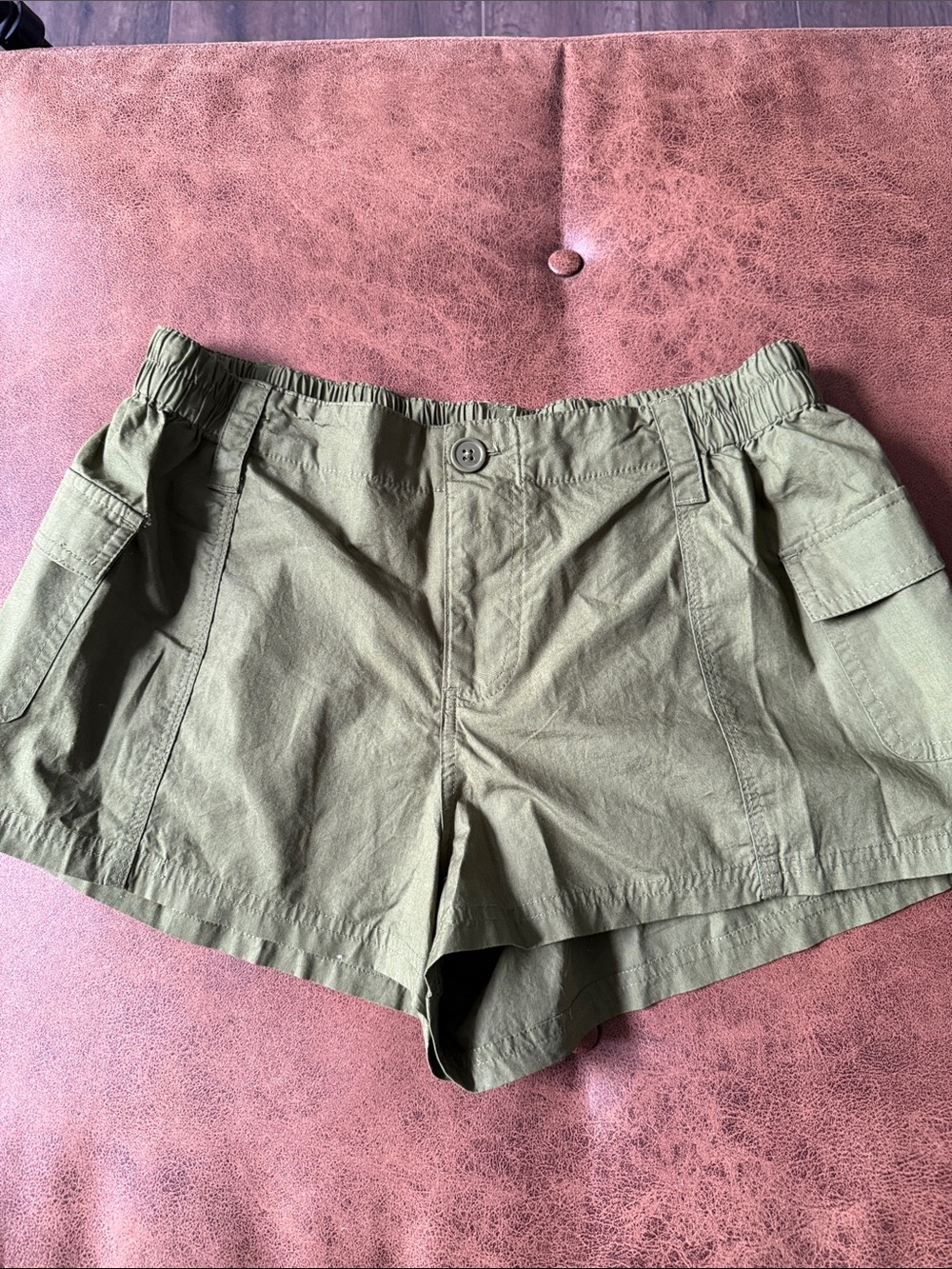 wild fable Olive Green Cargo Utility Shorts